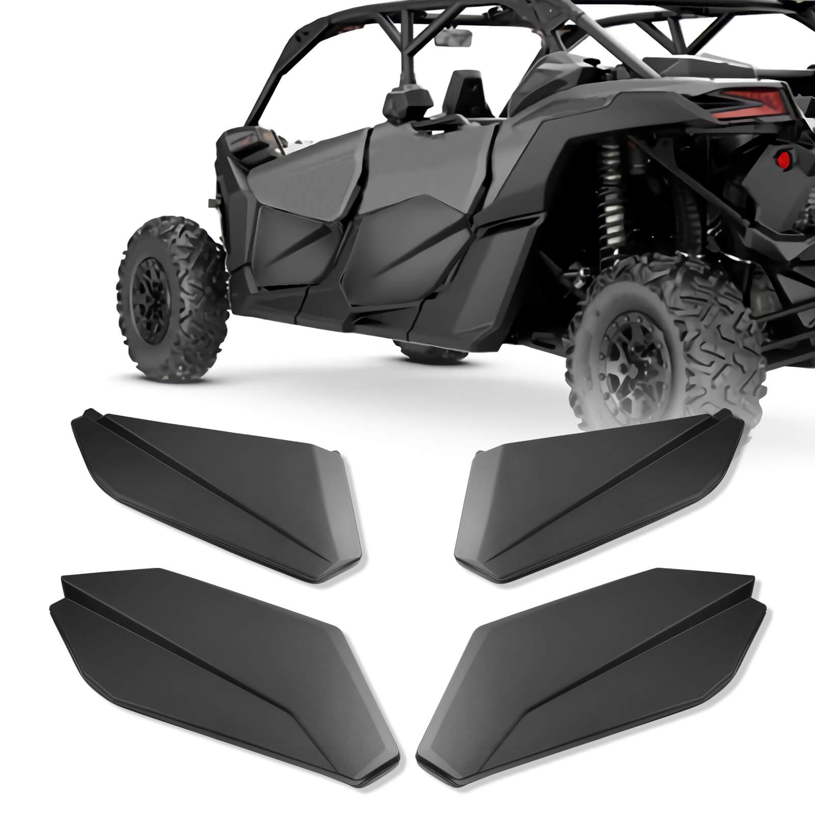 Photo of Lower Doors Panels & Door Strorage Bags For Can-Am Maverick X3 MAX by Kemimoto - Premium for UTVs / Side by Sides