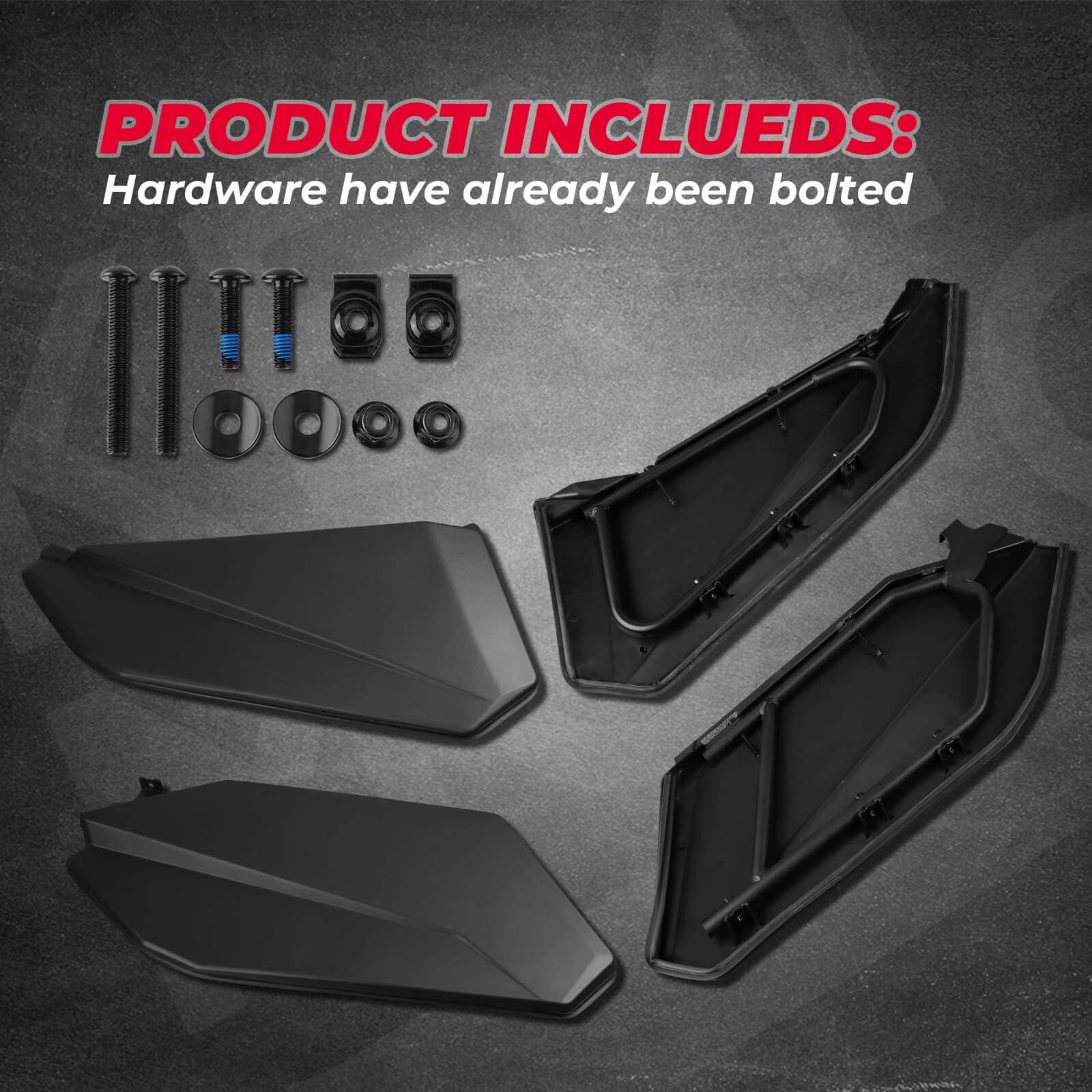 Photo of Door Panel & Mud Fender Flares For Can-Am Maverick X3 MAX by Kemimoto - Premium for UTVs / Side by Sides