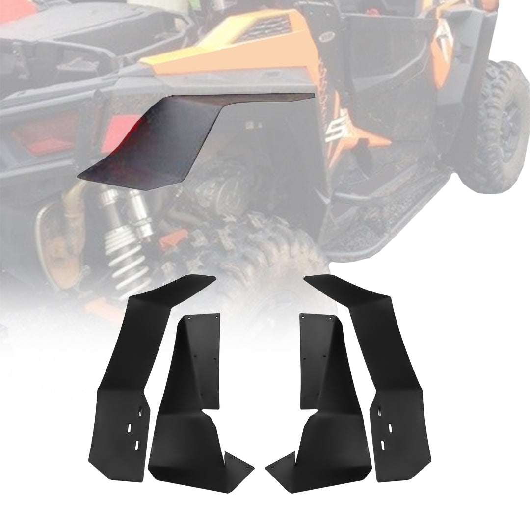 Photo of Extended Fender Flares for Polaris RZR S 900 / S 1000 / RZR 4 900 2015-2020 by Kemimoto - Premium for UTVs / Side by Sides