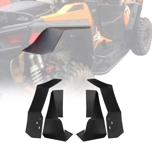 Photo of Extended Fender Flares for Polaris RZR S 900 / S 1000 / RZR 4 900 2015-2020 by Kemimoto - Premium for UTVs / Side by Sides