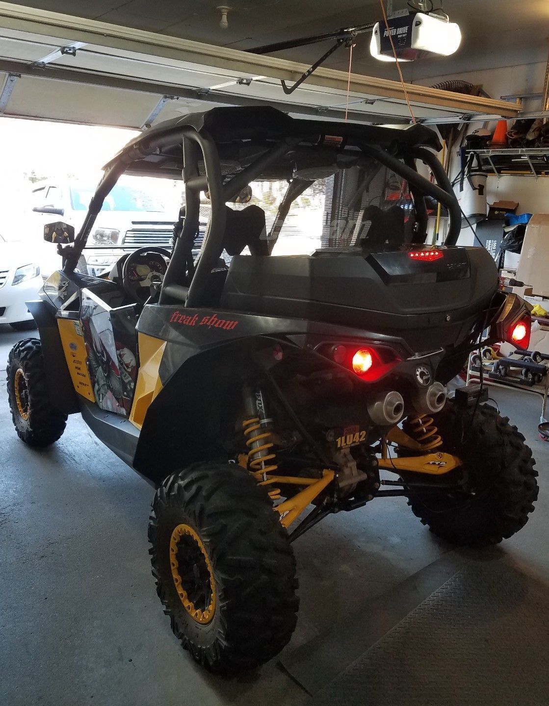 Photo of Extended Fender Flares Mud Flaps for Can-Am Maverick 1000R/MAX by Kemimoto - Premium for UTVs / Side by Sides