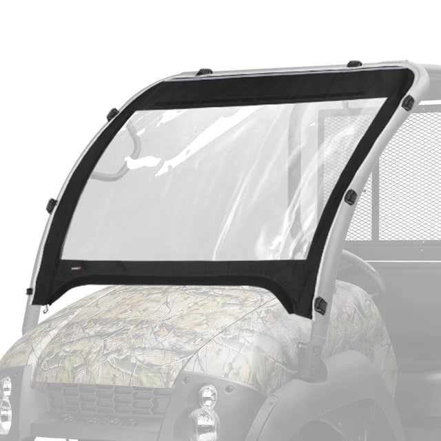 Photo of 600D Oxford Fabric Front Windshield for Kawasaki Mule 610 600 SX 600 by Kemimoto - Premium for UTVs / Side by Sides