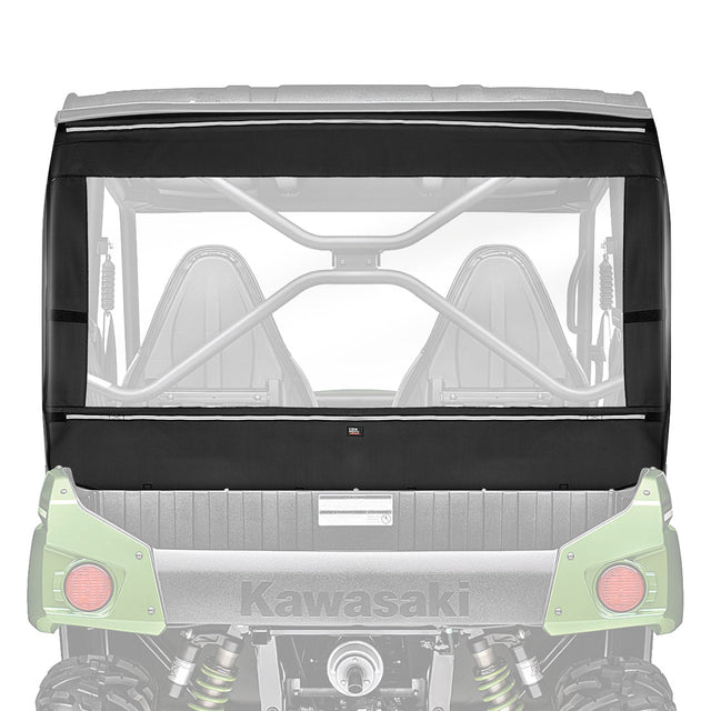 Photo of Rear Soft Rear Windshield for Kawasaki TERYX 4 800 by Kemimoto - Premium for UTVs / Side by Sides