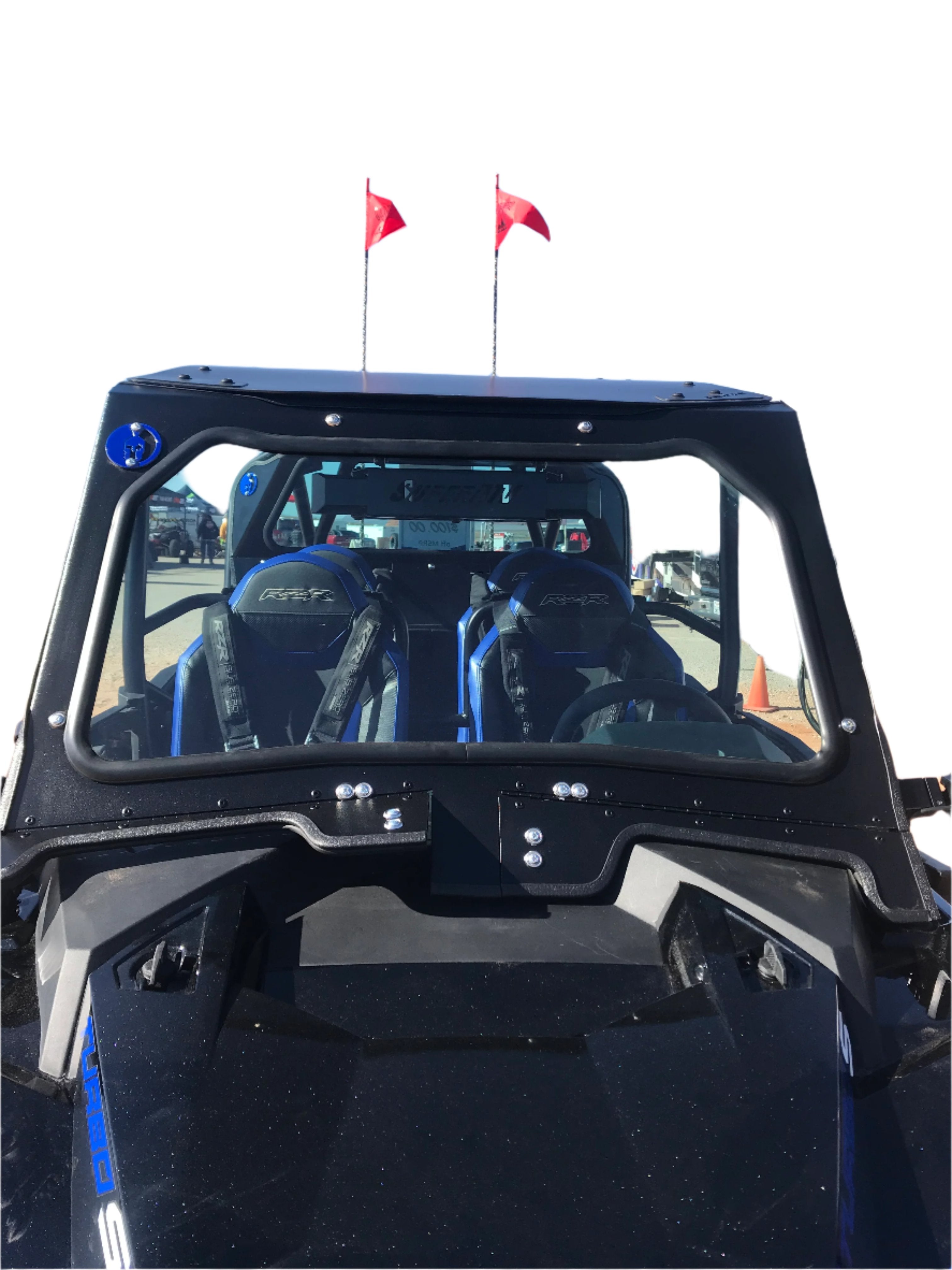 Photo of POLARIS RZR TURBO S FRONT WINDSHIELD 2018+ by Dirt Warrior Accessories - Premium Windshields for UTVs / Side by Sides