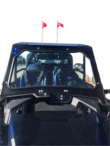 Photo of POLARIS RZR TURBO S FRONT WINDSHIELD 2018+ by Dirt Warrior Accessories - Premium Windshields for UTVs / Side by Sides