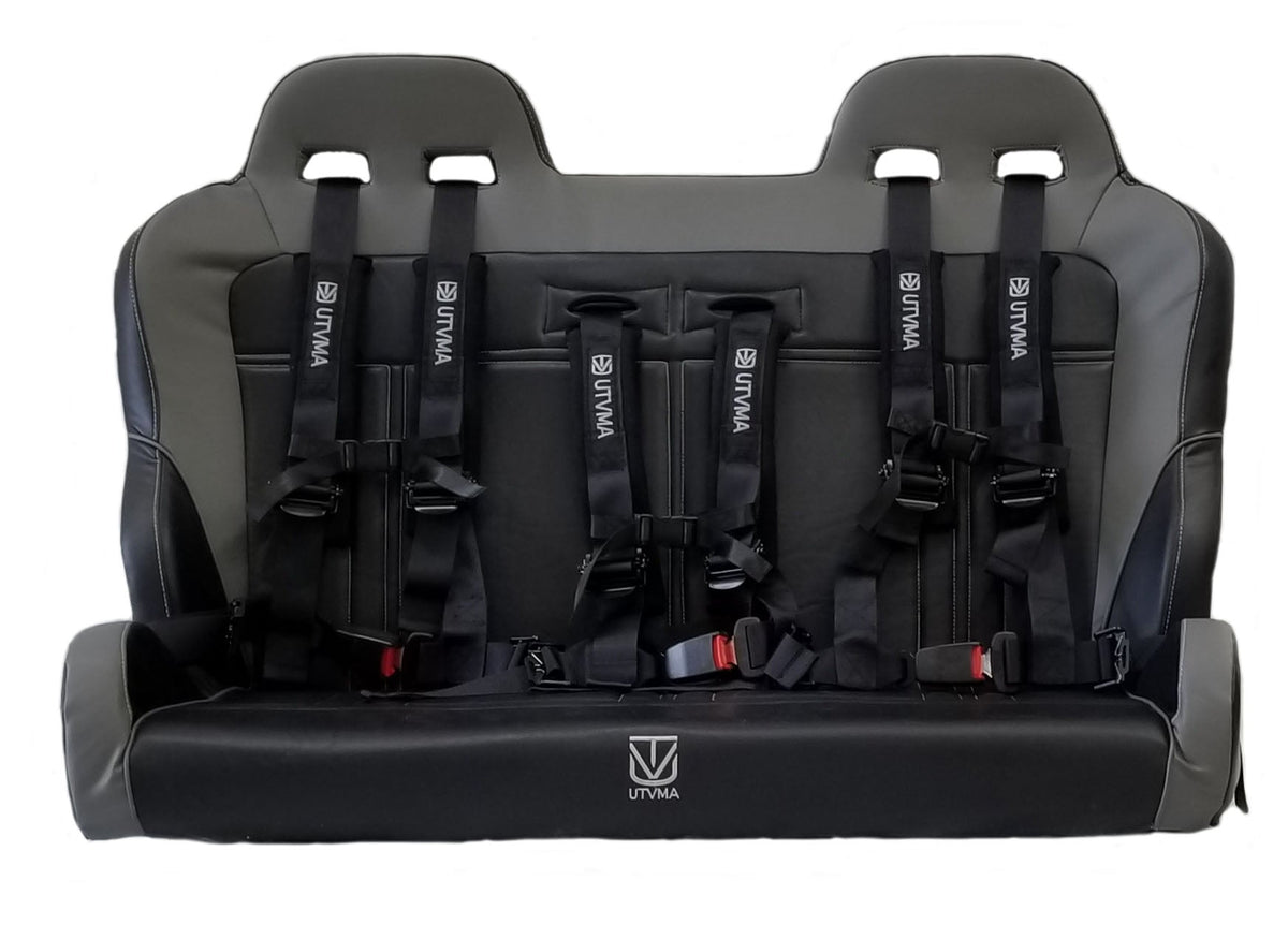 Photo of Yamaha Wolverine X4 Rear Bench Seat (2018-2025) W Harnesses by UTV Mountain Accessories - Premium Seats & Accessories for UTVs / Side by Sides