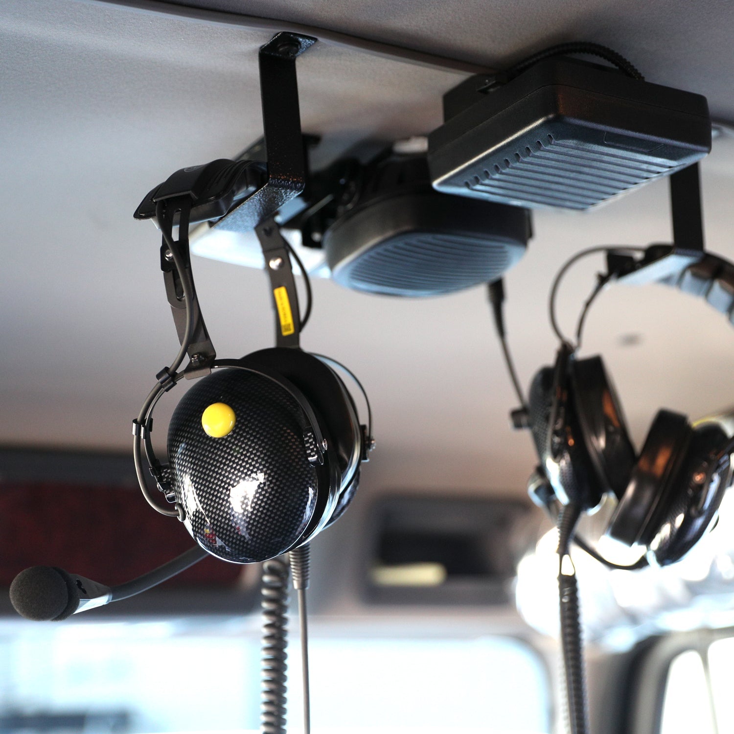 Photo of FHS Behind-The-Head Fire Safety Industrial Headset by Rugged Radios - Premium for UTVs / Side by Sides