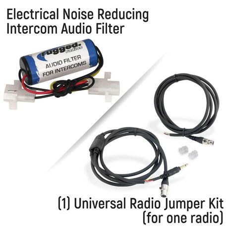 Photo of Fire and Safety 4-Person Dual Radio Intercom Kit by Rugged Radios - Premium for UTVs / Side by Sides