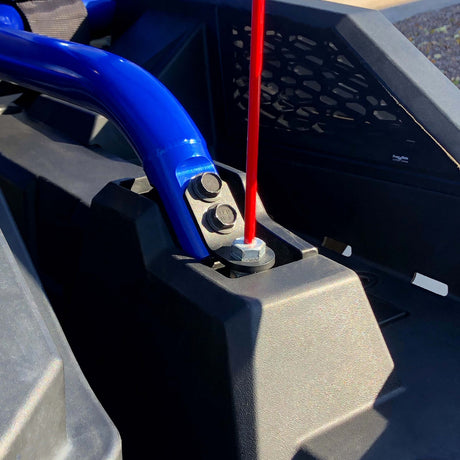 Photo of LED Whip/Flag Mount Brackets for Polaris RZR XP / Turbo by Litt Industries - Premium Whip/Flag Mount Brackets for UTVs / Side by Sides