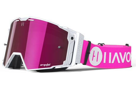 Havoc Helios Goggle - Pink Strap / Pink Crystal HD Lens