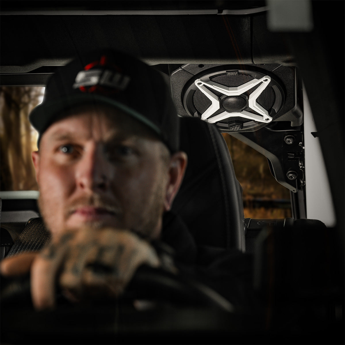 Photo of SSV Works - 2021-2026 Ford Bronco 4-Door Rear-Speaker Pod 6.5in Upgrade by SSV Works - Premium for UTVs / Side by Sides