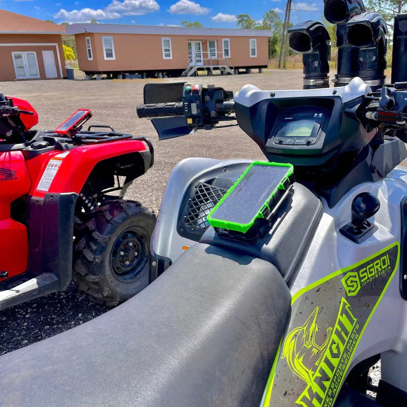 Photo of SafeBox phone holder & Knight Shield drink holder bundle by Knight ATV - Premium for UTVs / Side by Sides