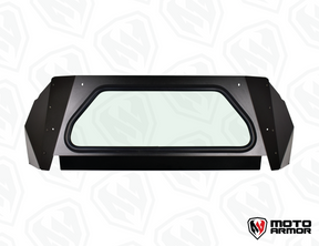 Photo of Kawasaki H2 Rear Glass Windshield by Moto Armor - Premium for UTVs / Side by Sides