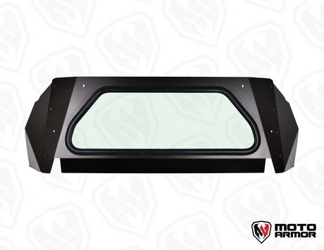 Photo of Kawasaki H2 Rear Glass Windshield by Moto Armor - Premium for UTVs / Side by Sides