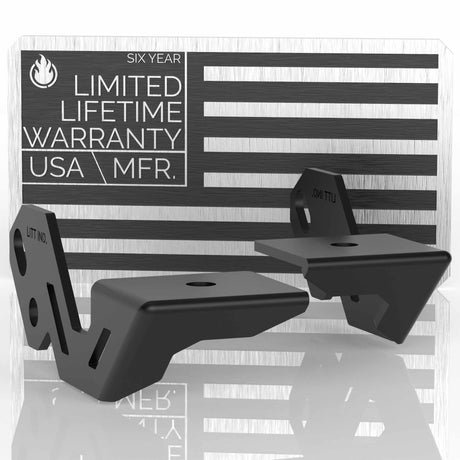 Photo of Gusseted Light Pod Mounts Brackets for Polaris RZR A Pillar by Litt Industries - Premium RZR XP / Turbo for UTVs / Side by Sides