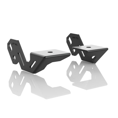 Photo of Gusseted Light Pod Mounts Brackets for Polaris RZR A Pillar by Litt Industries - Premium RZR XP / Turbo for UTVs / Side by Sides