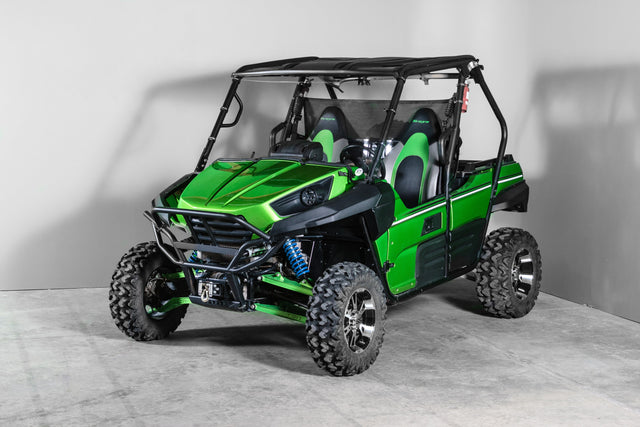 Photo of TK00905 2014 KAWASAKI TERYX 2 SEATER FULL UTV WINDSHIELD - SCRATCH RESISTANT 3/16” by TerraRider UTV Windshields & Accessories - Premium for UTVs / Side by Sides