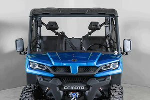 CFMoto UForce 1000 3/16" Scratch Resistant Full UTV Windshield - Pro Fit Frame