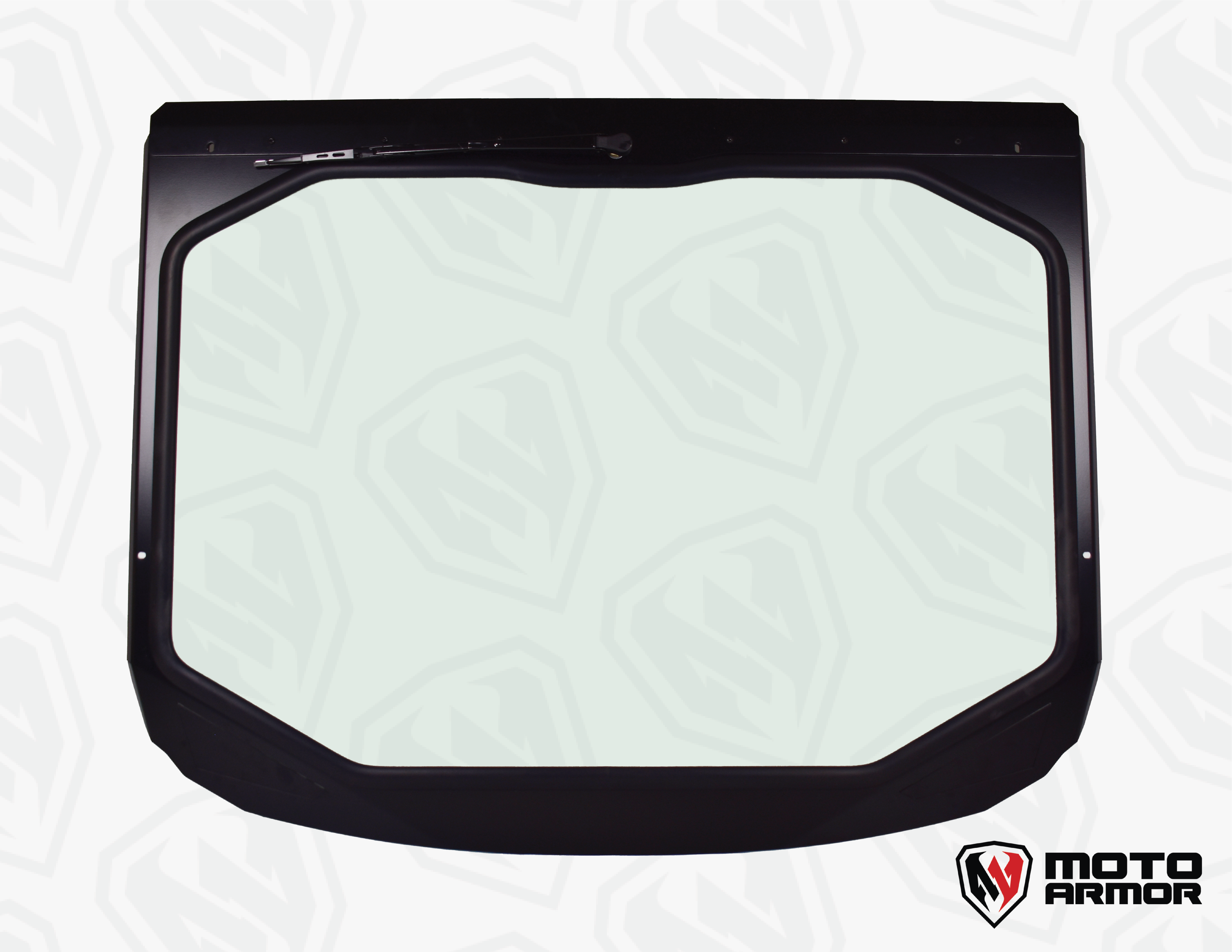 Photo of Kawasaki H2 Full Glass Windshield by Moto Armor - Premium for UTVs / Side by Sides