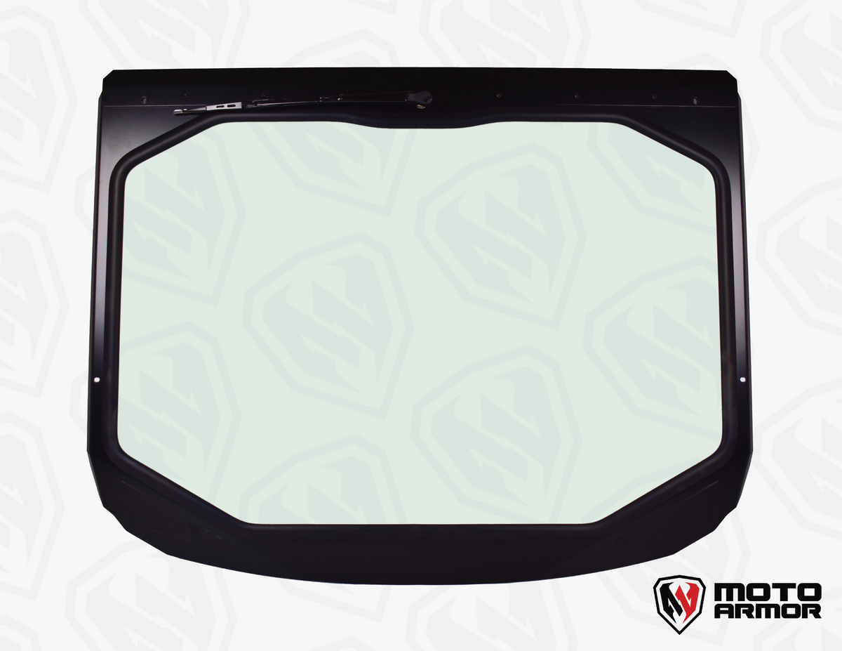 Photo of Kawasaki H2 Full Glass Windshield by Moto Armor - Premium for UTVs / Side by Sides