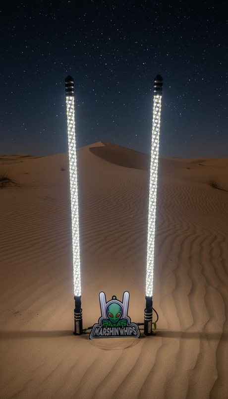 Photo of RGBW Vehicle Lighting System with Brake & Turn Signals by Marshin Whips - Premium for UTVs / Side by Sides