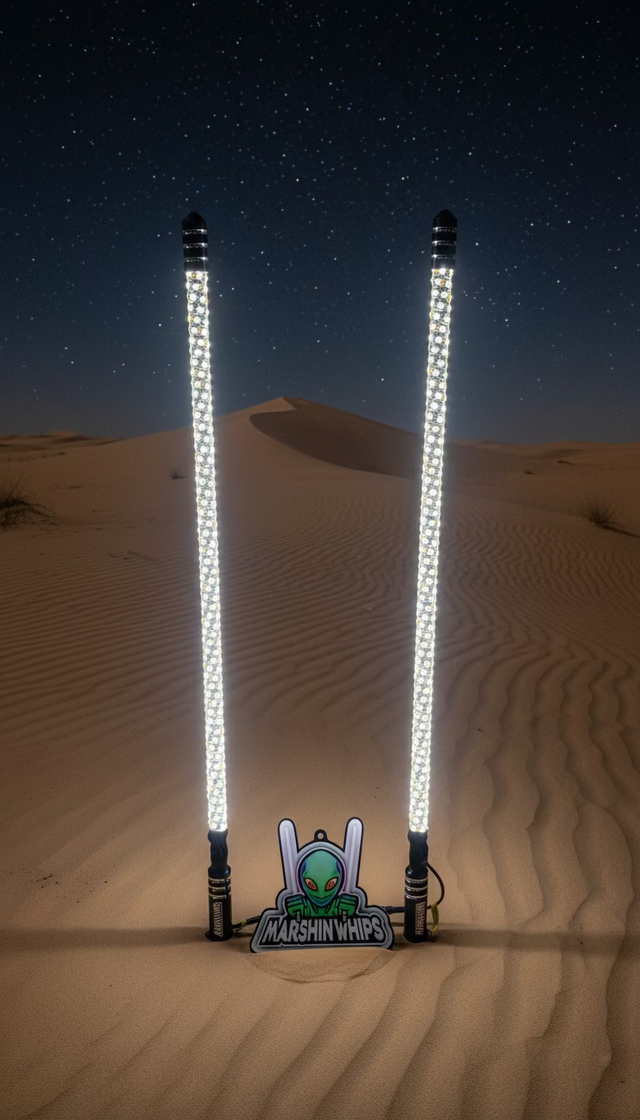 Photo of RGBW Vehicle Lighting System with Brake & Turn Signals by Marshin Whips - Premium for UTVs / Side by Sides