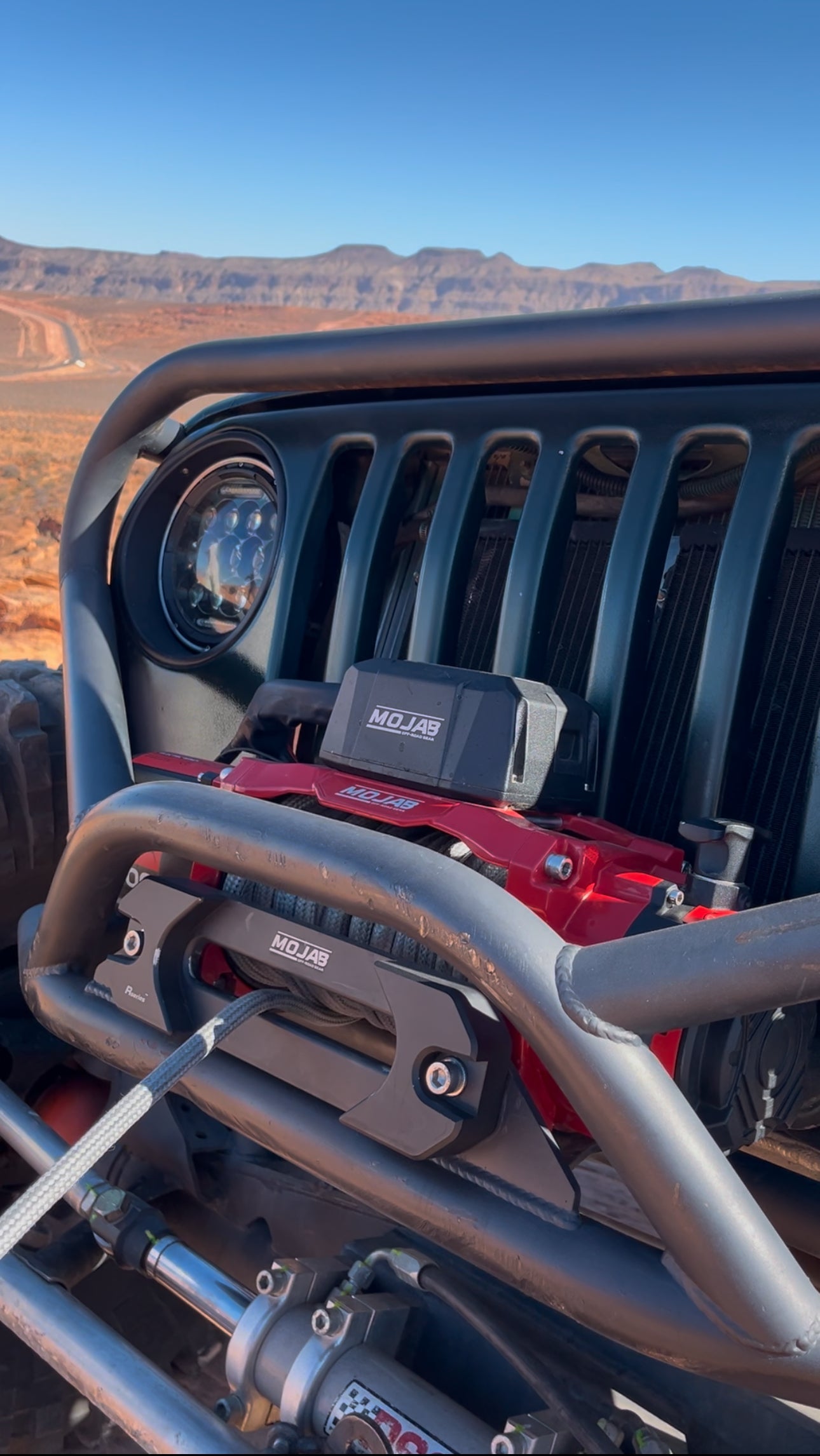 Photo of MO13.5 Series Electric Winch by MOJAB OFFROAD - Premium Winches & Winch Mounts for UTVs / Side by Sides