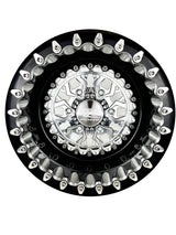 Packard Apollo Silver beadlock wheel, front view