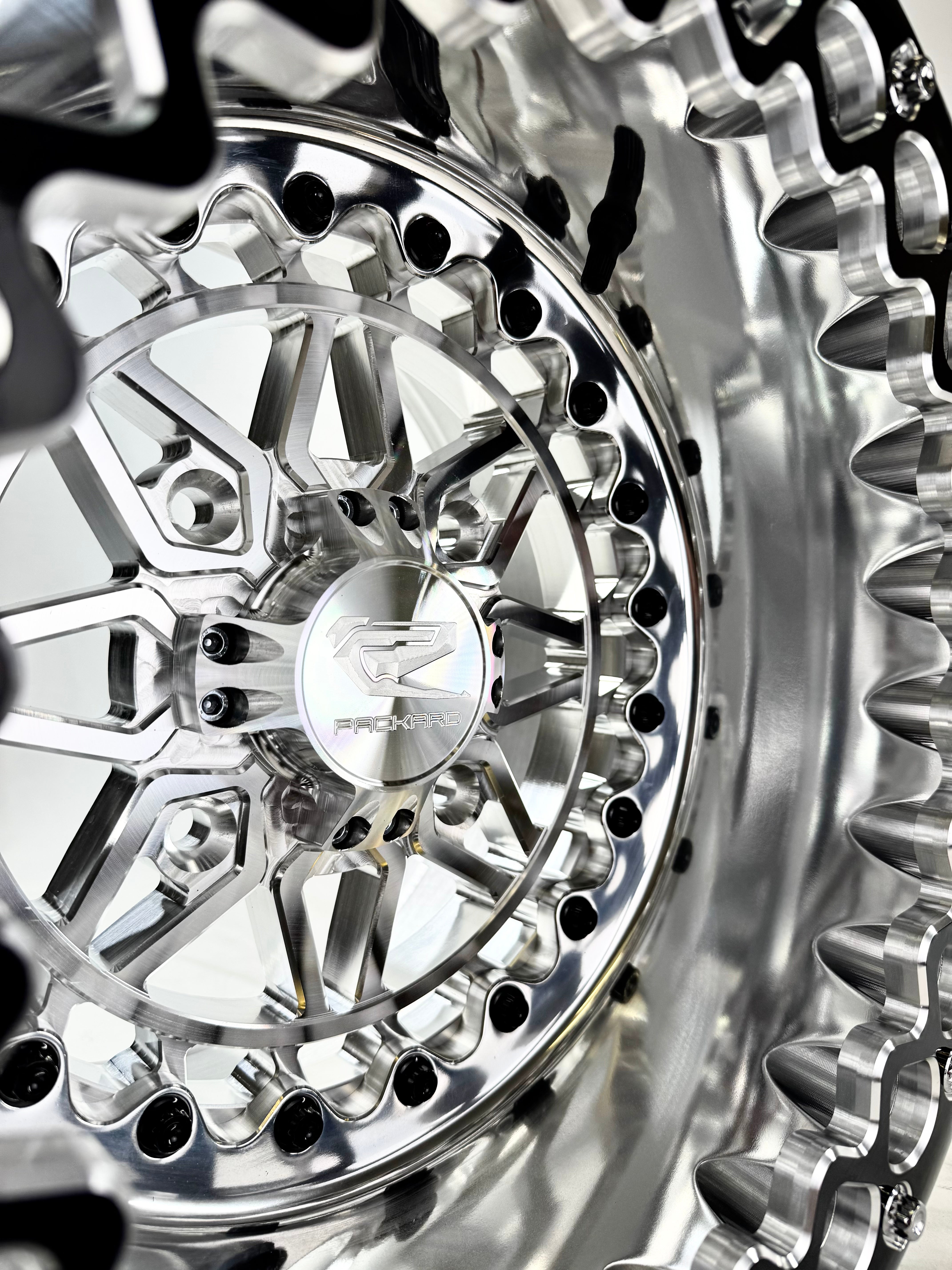 Photo of Apollo - FF Forged Polished Beadlock - Silver by Packard Performance Dealer - Premium Wheels for UTVs / Side by Sides