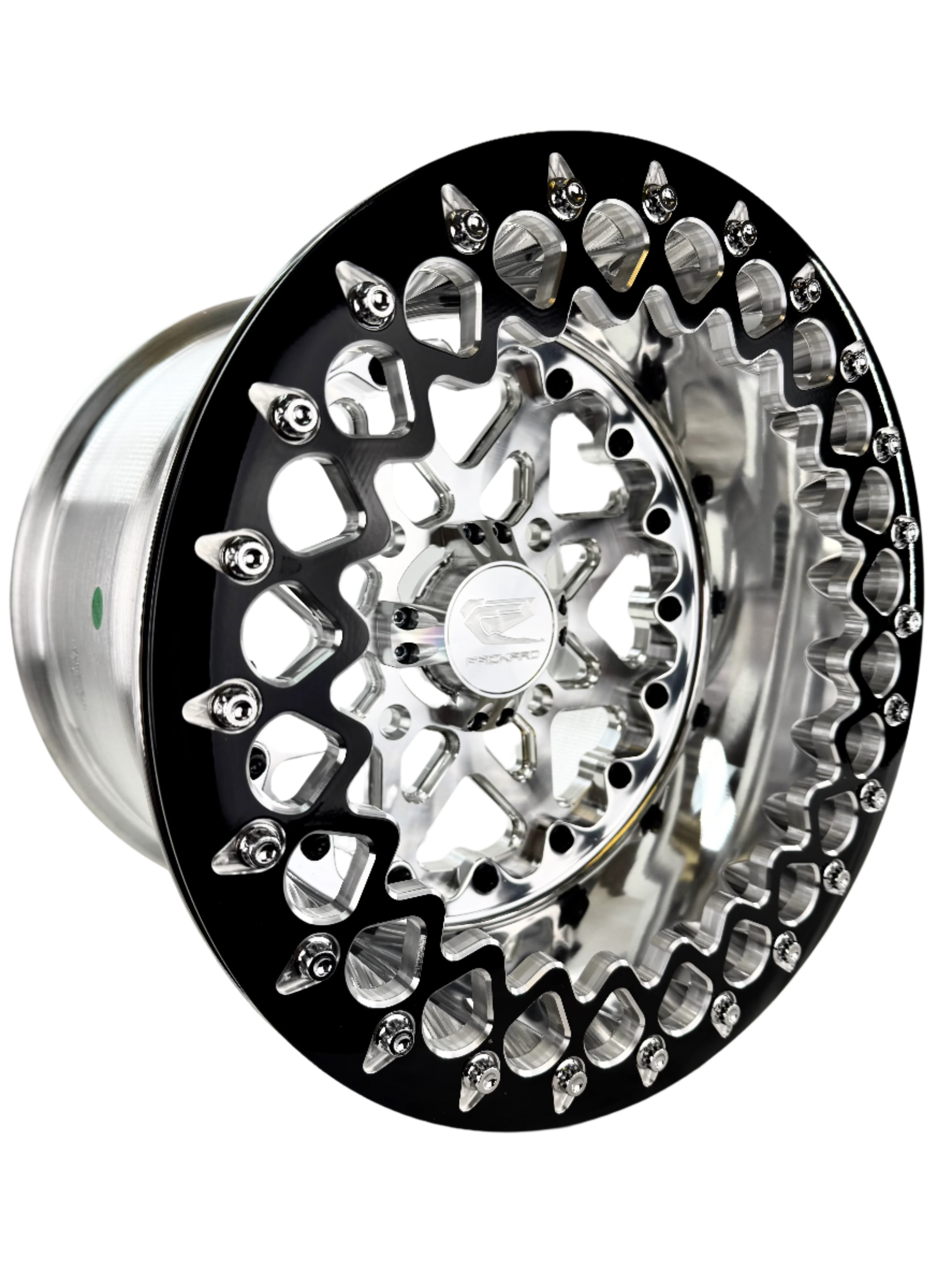 V2- FF Forged Polished Beadlock - Silver - Ultra-Light Performance + Offroad Durability (2023)