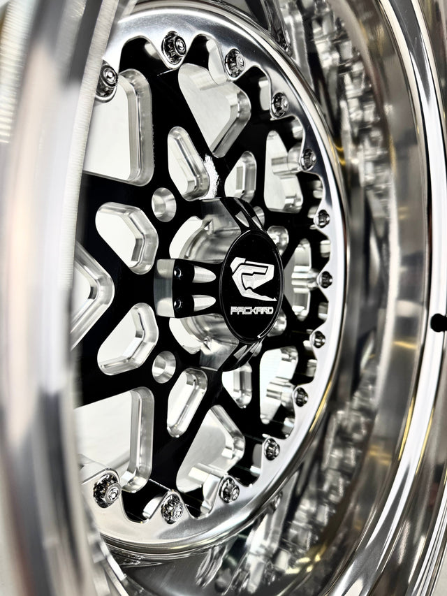 Photo of V2 - FF Forged Polished Gloss Black by Packard Performance Dealer - Premium Wheels for UTVs / Side by Sides