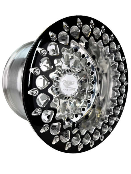 Apollo - FF Forged Polished Beadlock Wheel - Silver