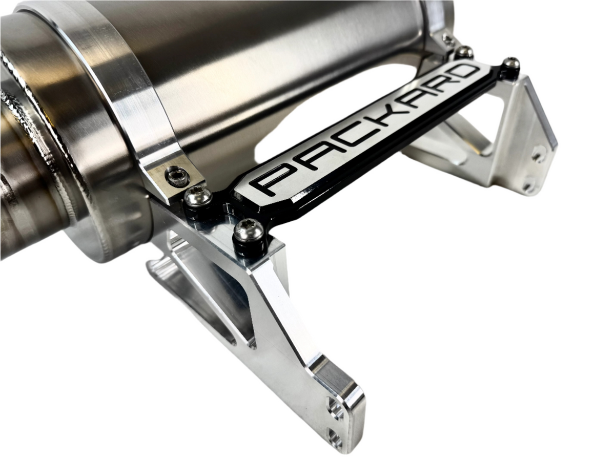 Packard Performance 3” Titanium Turbo Back Exhaust (Dual Muffler)