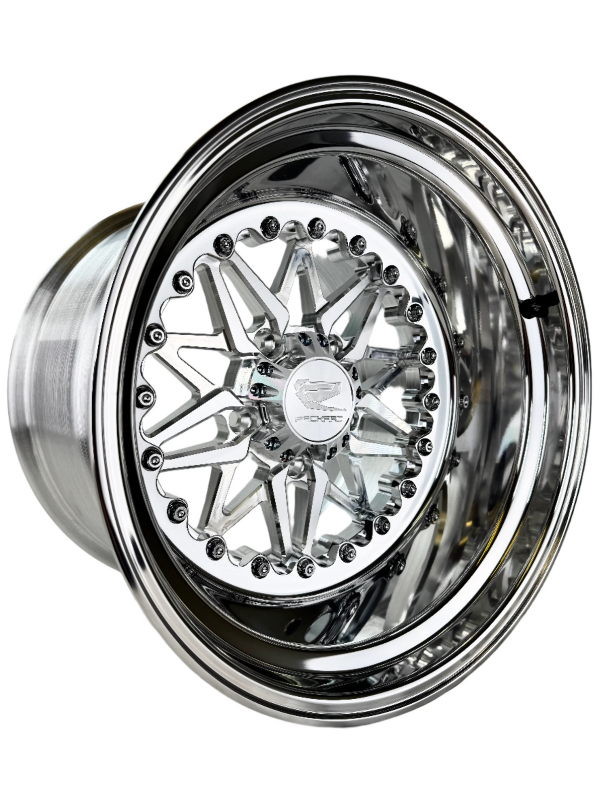 Impact 2.0 FF Forged Polished Silver UTV Wheels for RZR Pro R 5x4.5