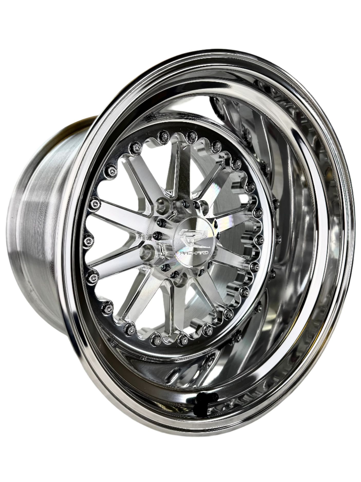 Element FF Forged Polished Silver UTV Wheel Set for RZR Pro R 5x4.5