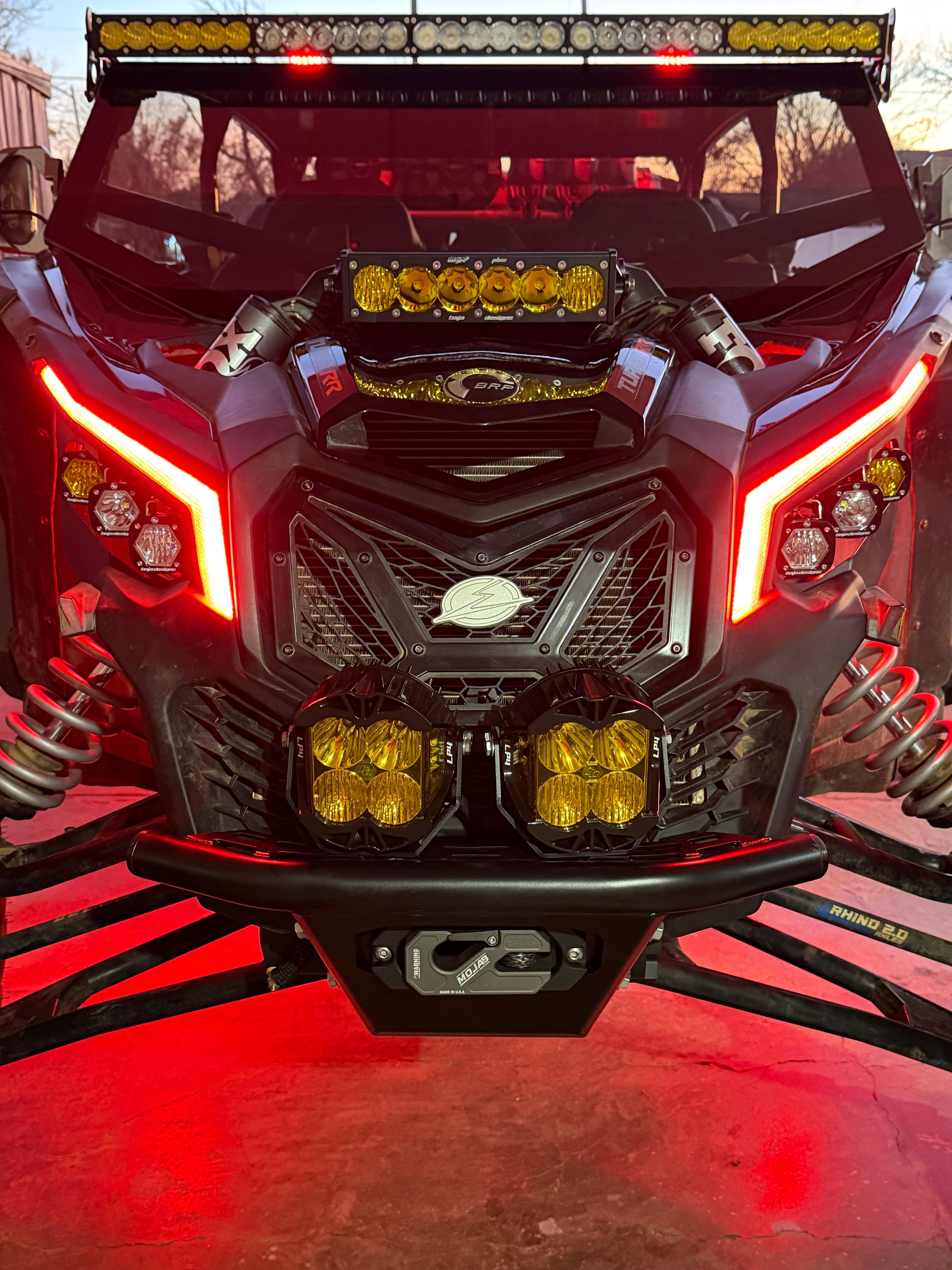 Side By Side / UTV Aluminum Recessed Winch Shackle with Fairlead Kit. (LIFE TIME WARRANTY*)