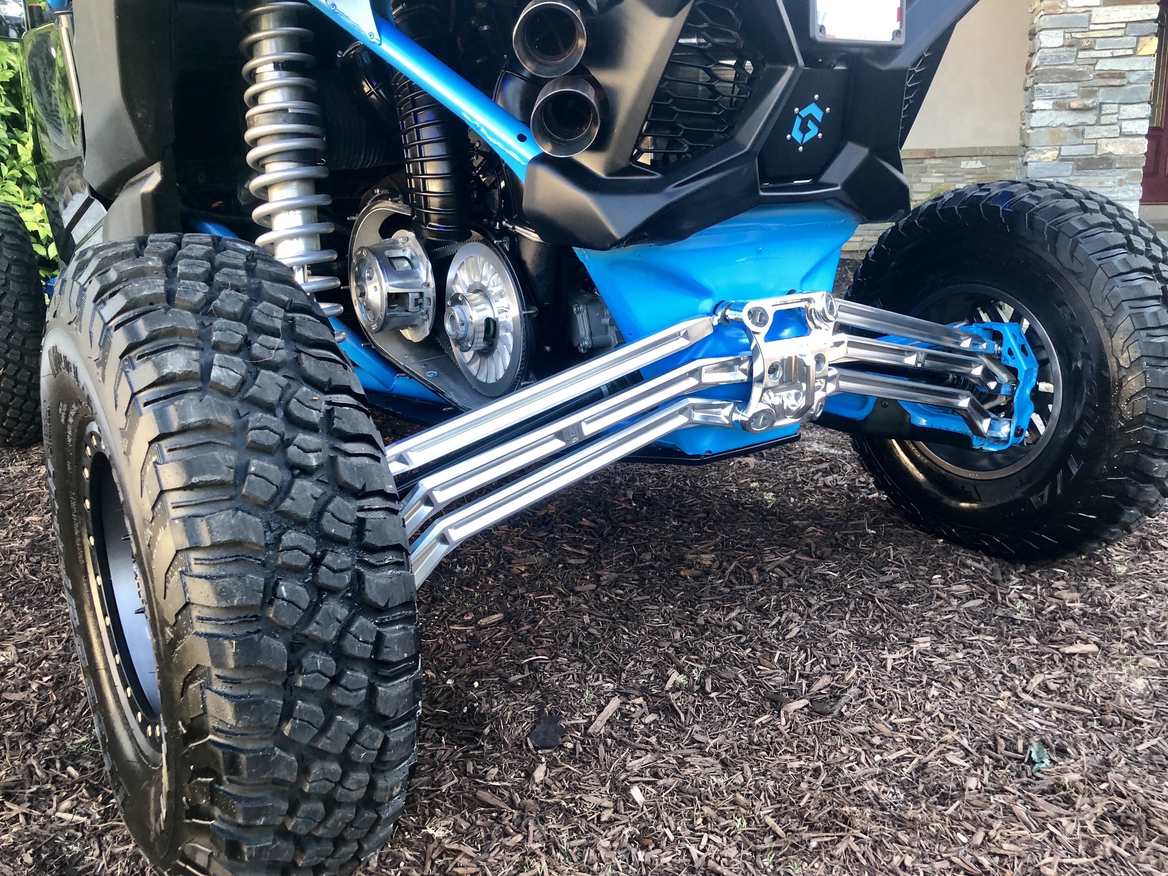 Photo of Can-Am Maverick X3 High Clearance Radius Rods (72in / 6 pc) by LM-UTV - Premium Radius Rods for UTVs / Side by Sides