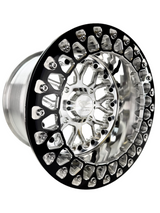 Packard Wishbone forged polished beadlock silver 4x110 UTV wheel