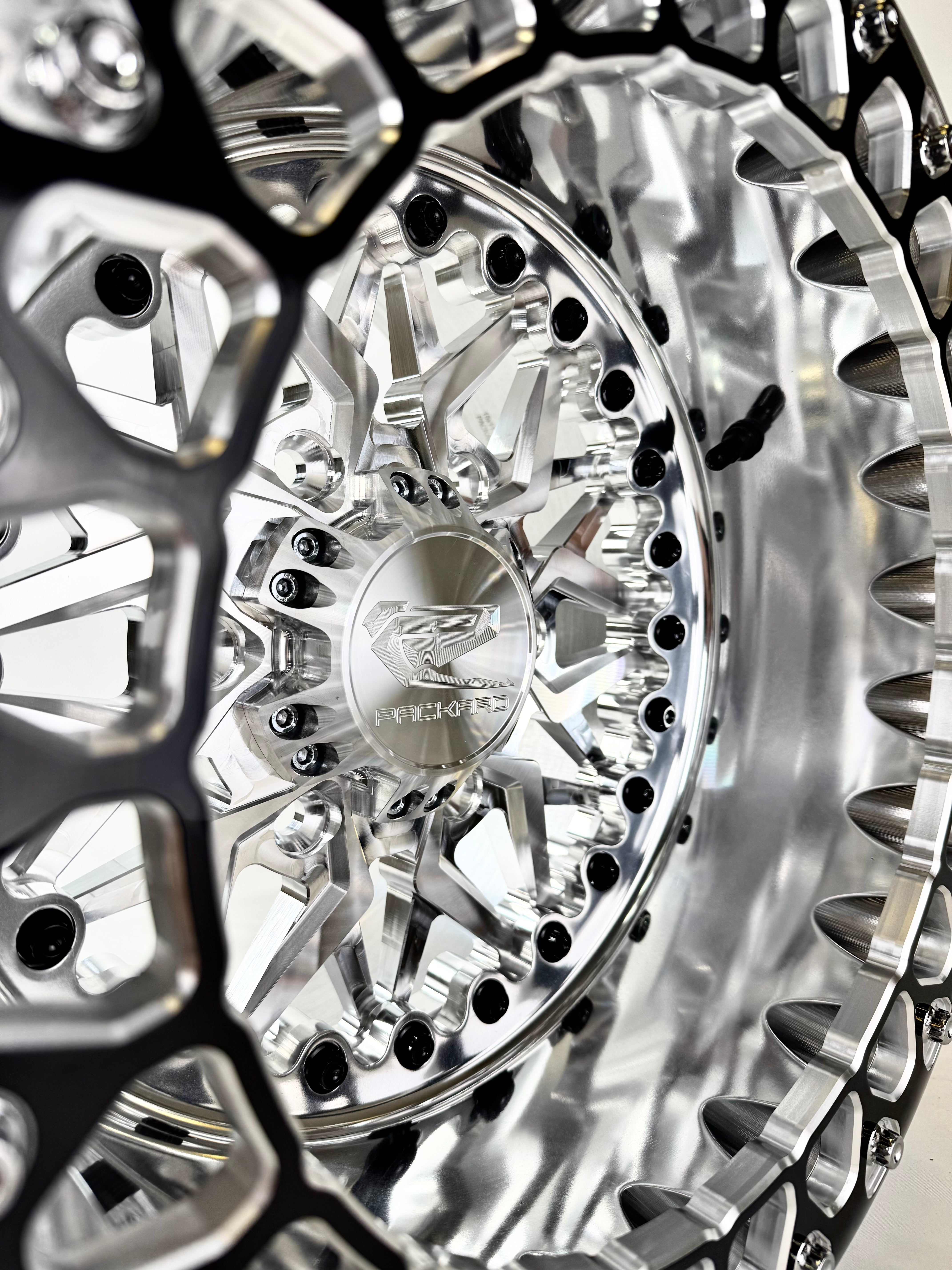 Photo of Impact - FF Forged Polished Beadlock - Silver Maverick R 6x139.7 by Packard Performance Dealer - Premium Wheels for UTVs / Side by Sides