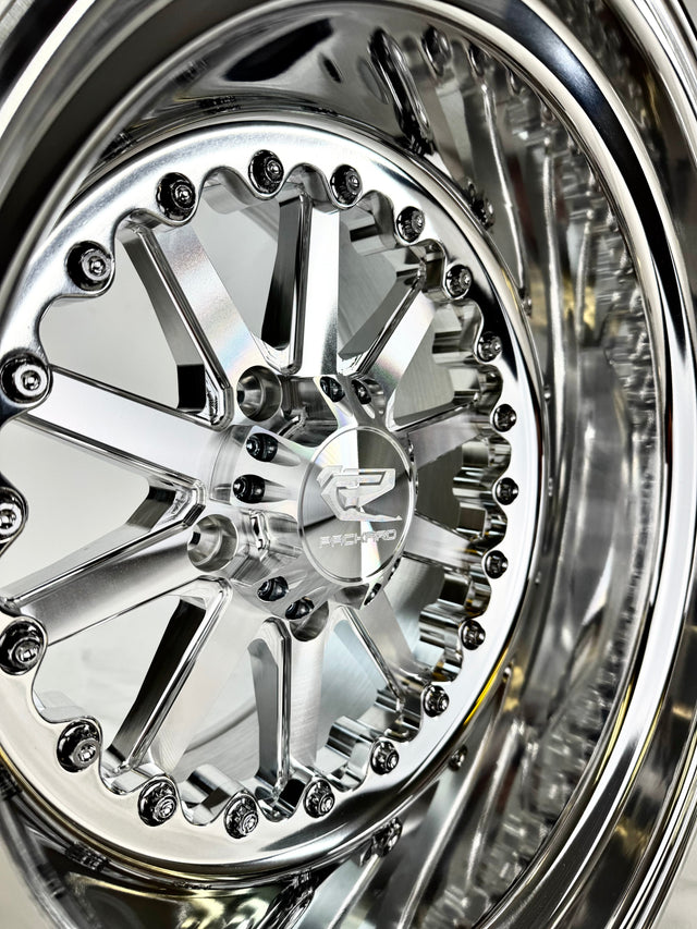 Photo of Element - FF Forged Polished Silver RZR PRO R 5X4.5 by Packard Performance Dealer - Premium Wheels for UTVs / Side by Sides