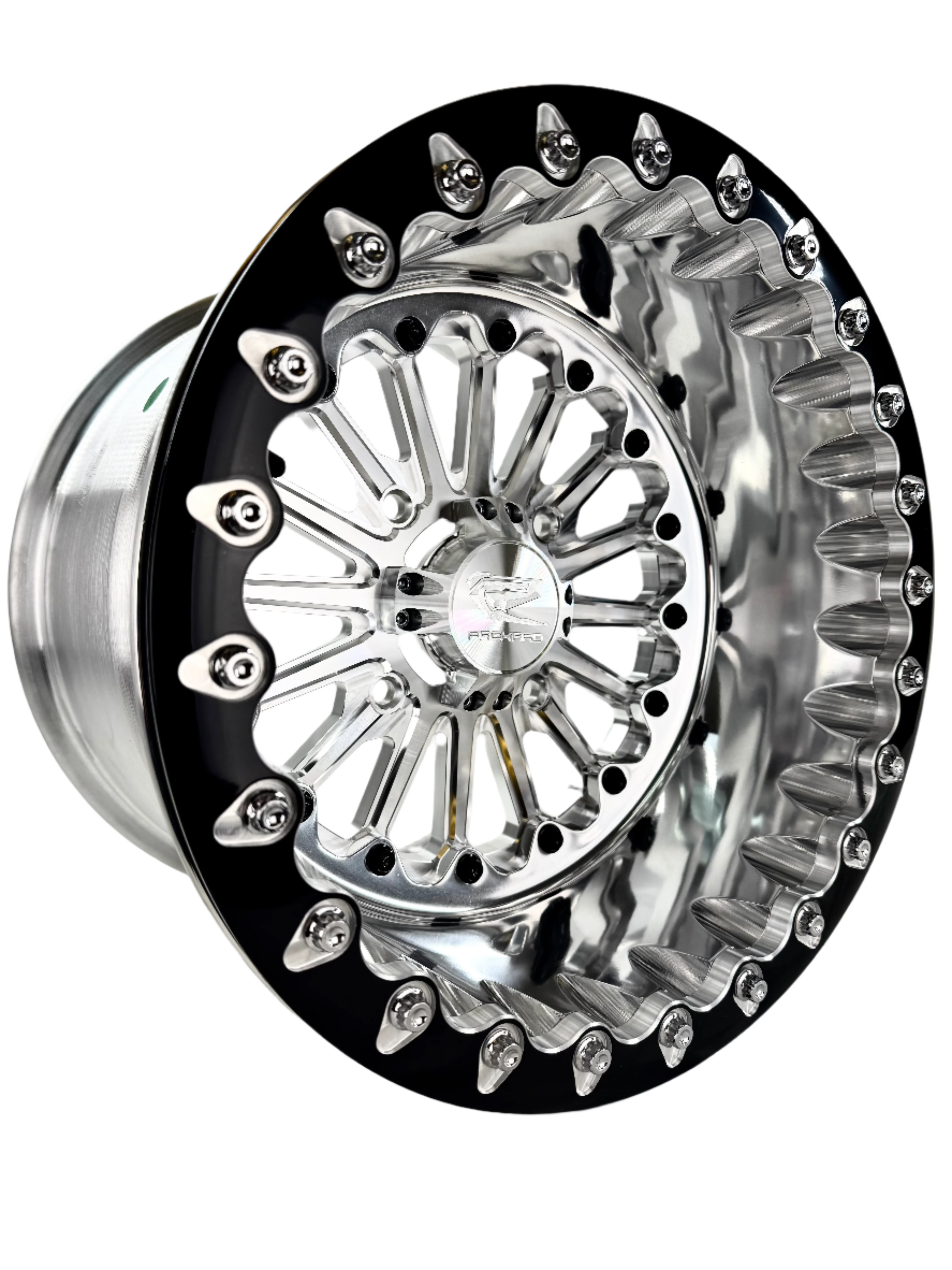 Element- FF Forged Polished Beadlock - Silver - Ultra-Light Offroad Performance (2023)