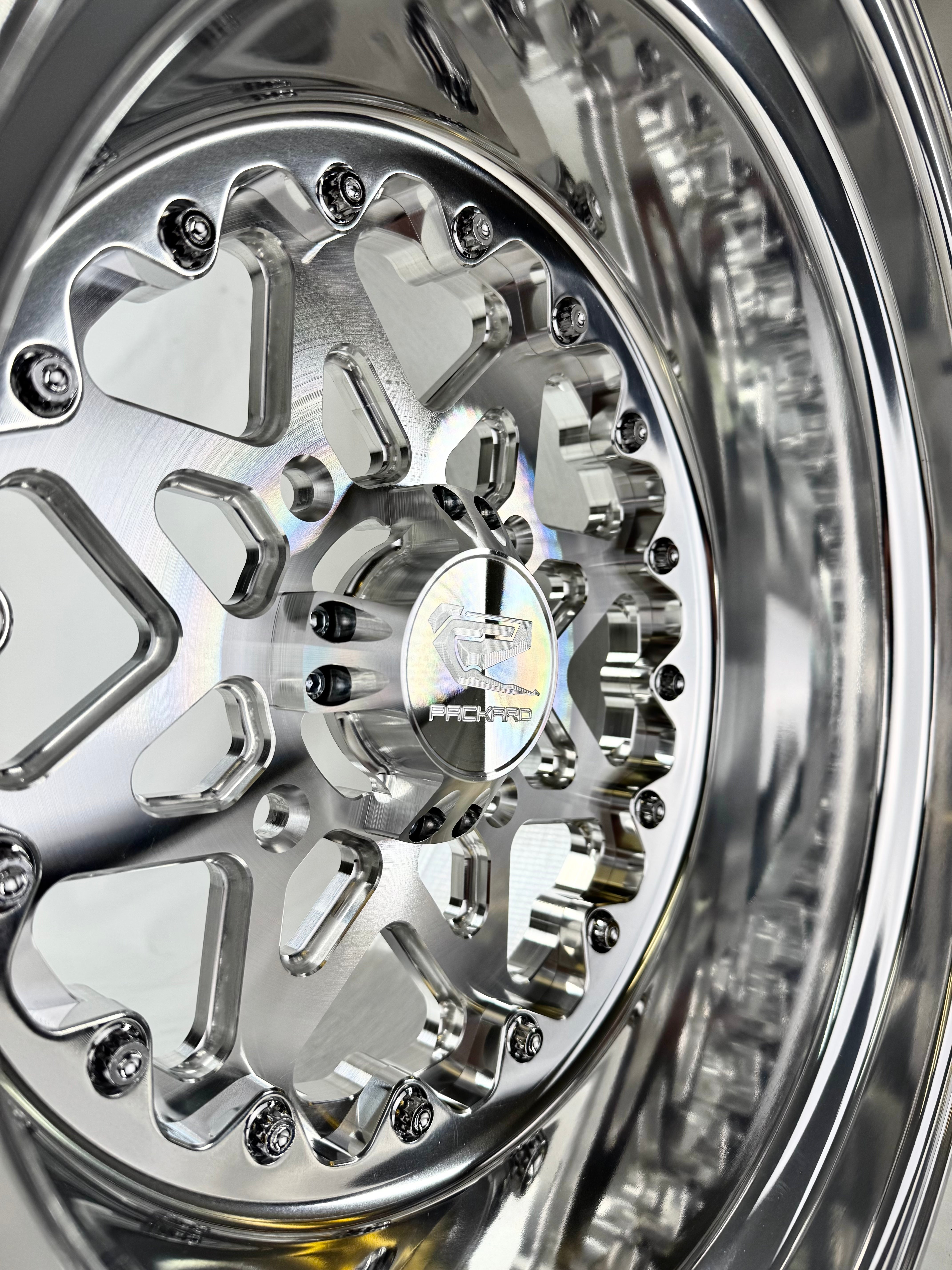 Photo of V2 - FF Forged Polished Silver by Packard Performance Dealer - Premium Wheels for UTVs / Side by Sides