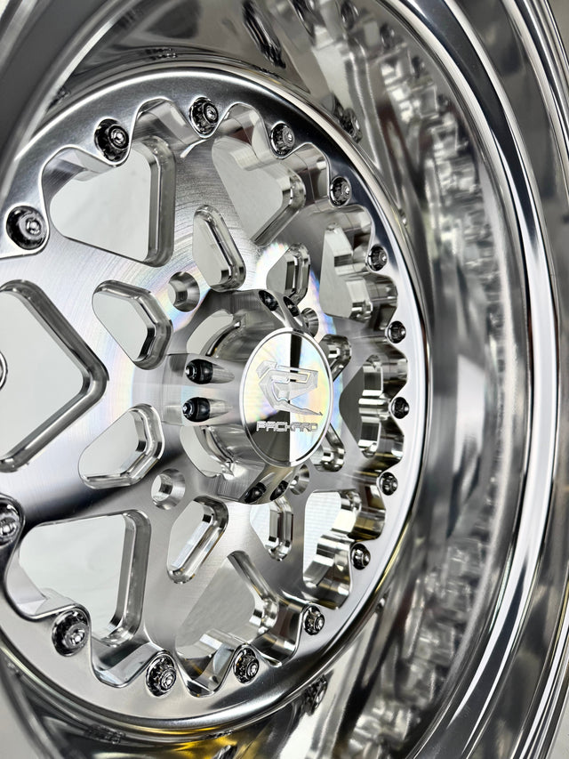 Photo of V2 - FF Forged Polished Silver by Packard Performance Dealer - Premium Wheels for UTVs / Side by Sides