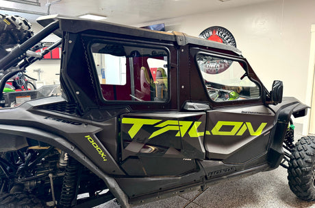 Photo of HONDA TALON 1000 4-SEAT Cab Enclosure "THE VAULT" 2019-2025 Upper Side Doors & Panels (Patent Pending) by Dirt Warrior Accessories - Premium VAULT for UTVs / Side by Sides