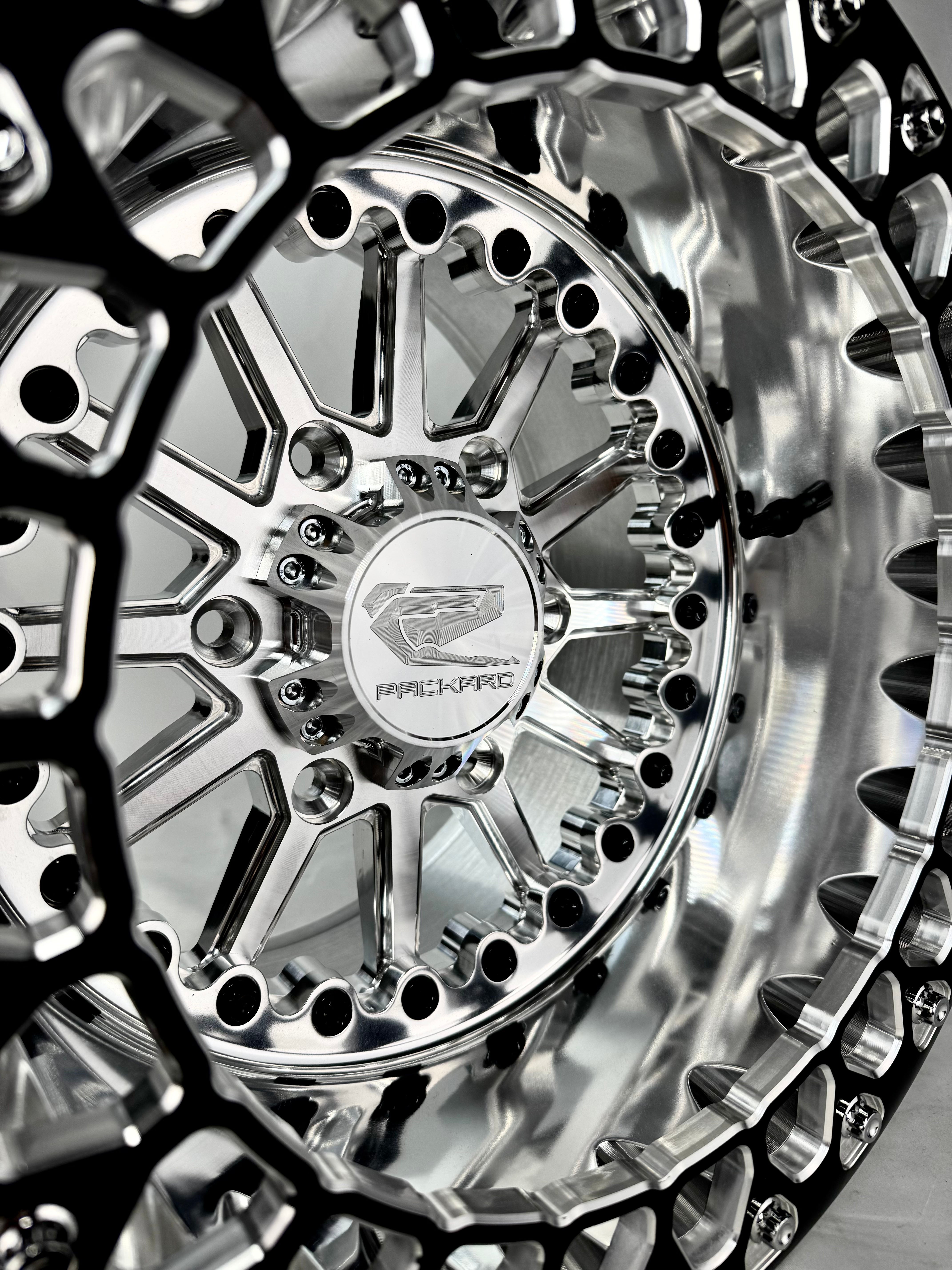 Photo of Element - FF Forged Polished Beadlock - Silver Maverick R 6x139.7 by Packard Performance Dealer - Premium Wheels for UTVs / Side by Sides