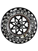 Packard V2 Super Star Polished Forged Beadlock Wheel - Gloss Black - 4x110 - Packard Performance 2