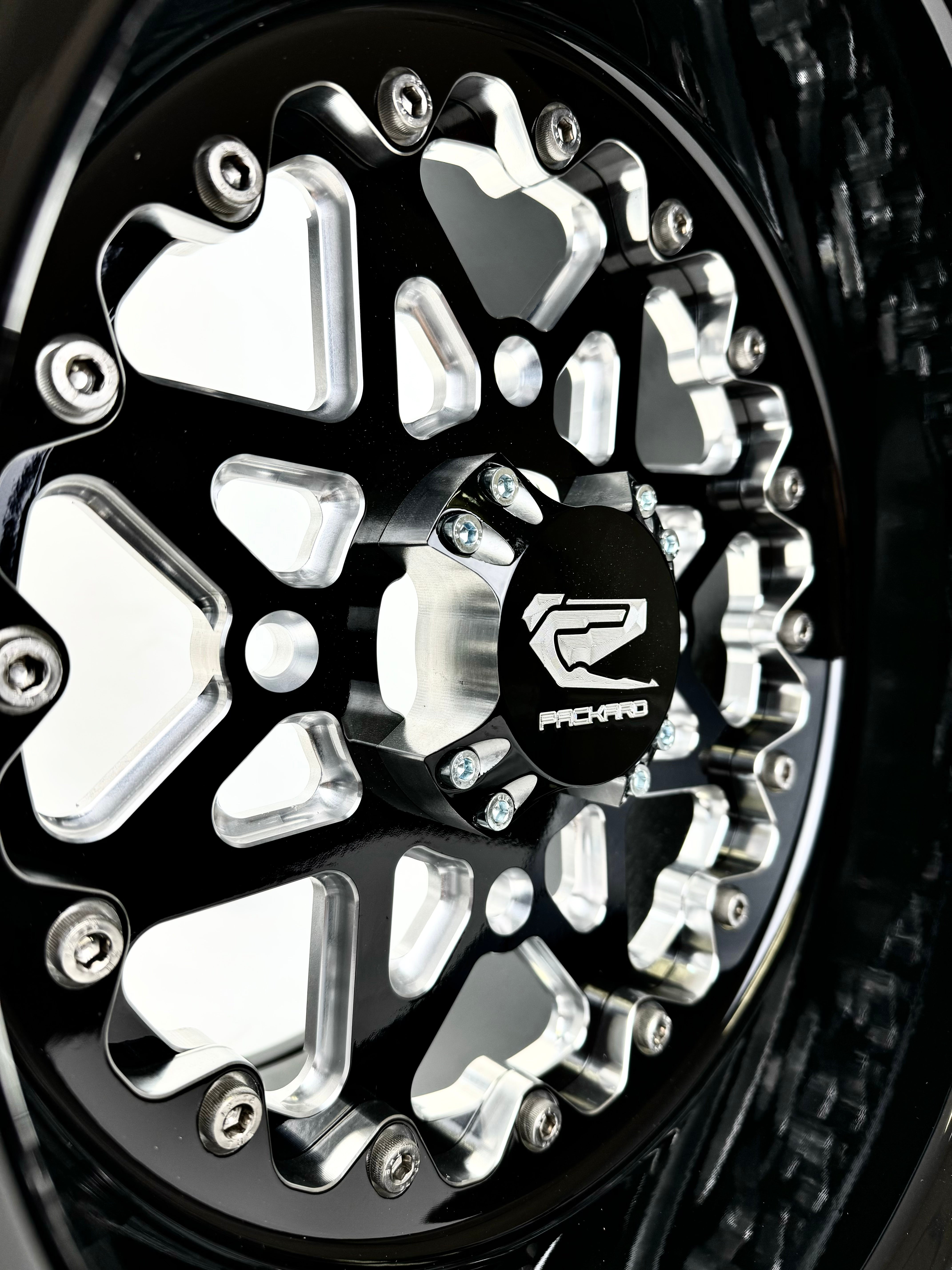 Photo of V2 Super Star - FF Forged Gloss Black by Packard Performance Dealer - Premium Wheels for UTVs / Side by Sides