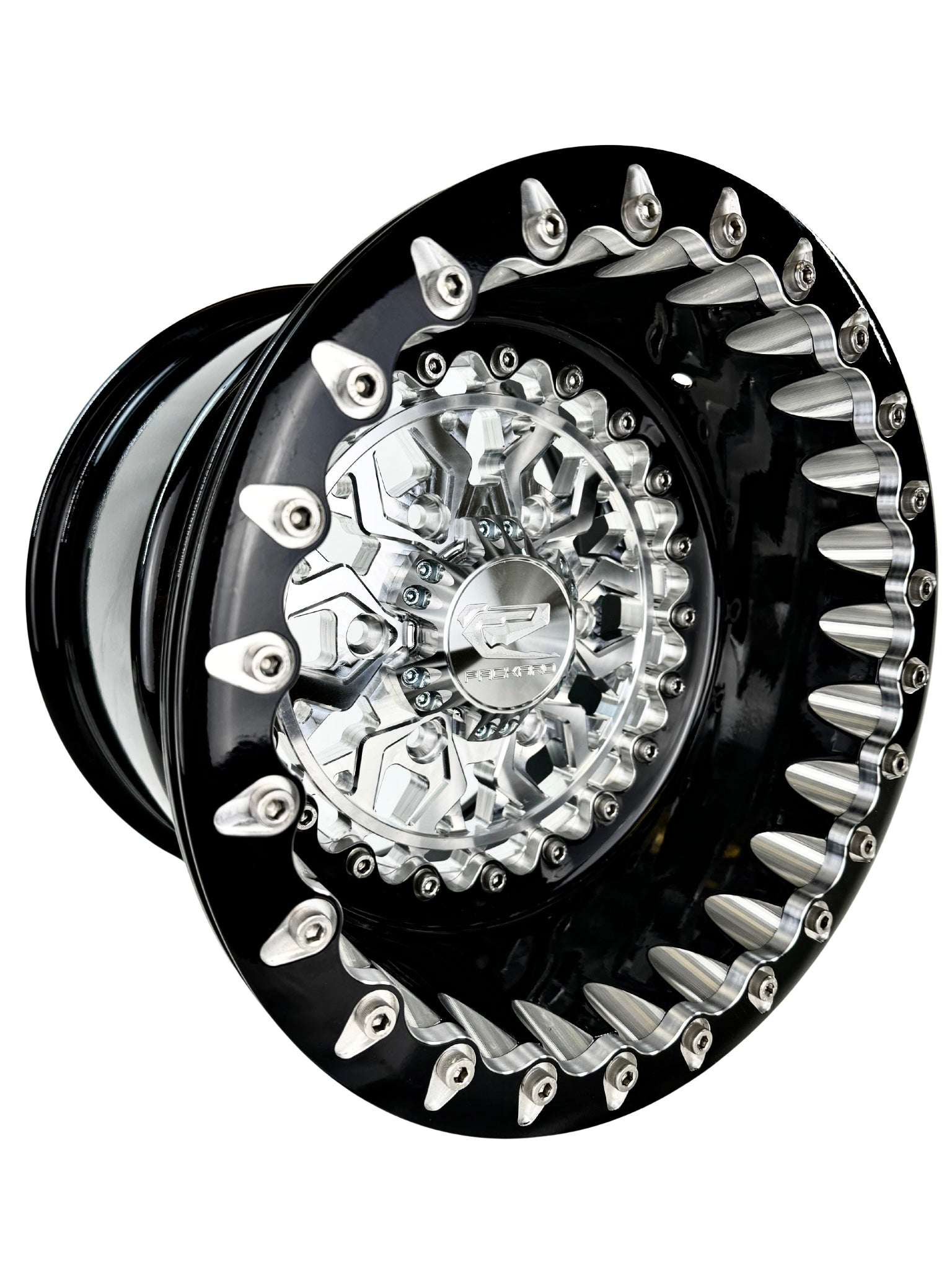 Photo of Apollo - FF Forged Beadlock - Silver Maverick R 6x139.7 by Ultra-light by Packard Performance - Premium for UTVs / Side by Sides