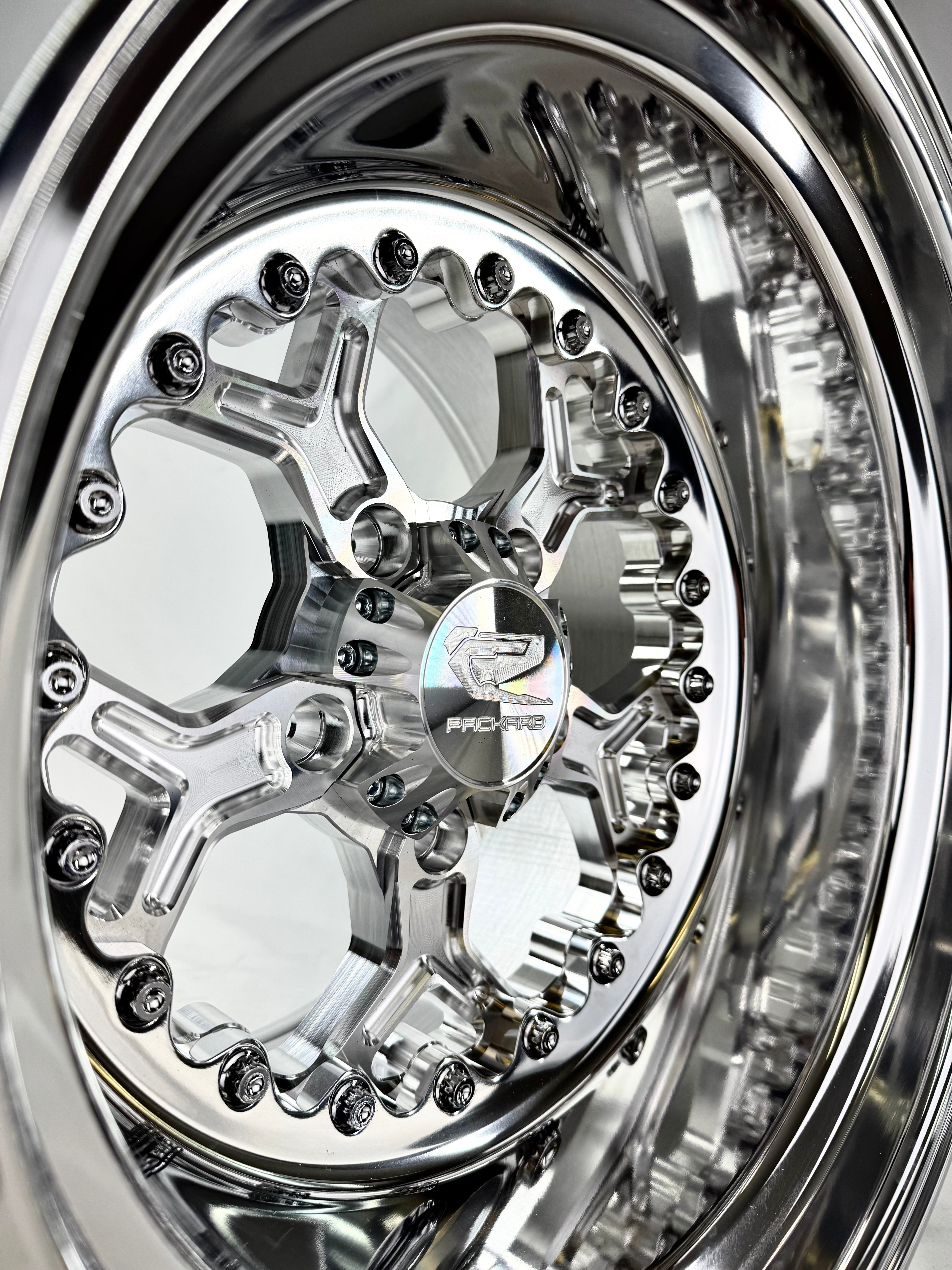 Photo of Pro 5 - FF Forged Polished Silver RZR PRO R 5X4.5 by Packard Performance Dealer - Premium Wheels for UTVs / Side by Sides