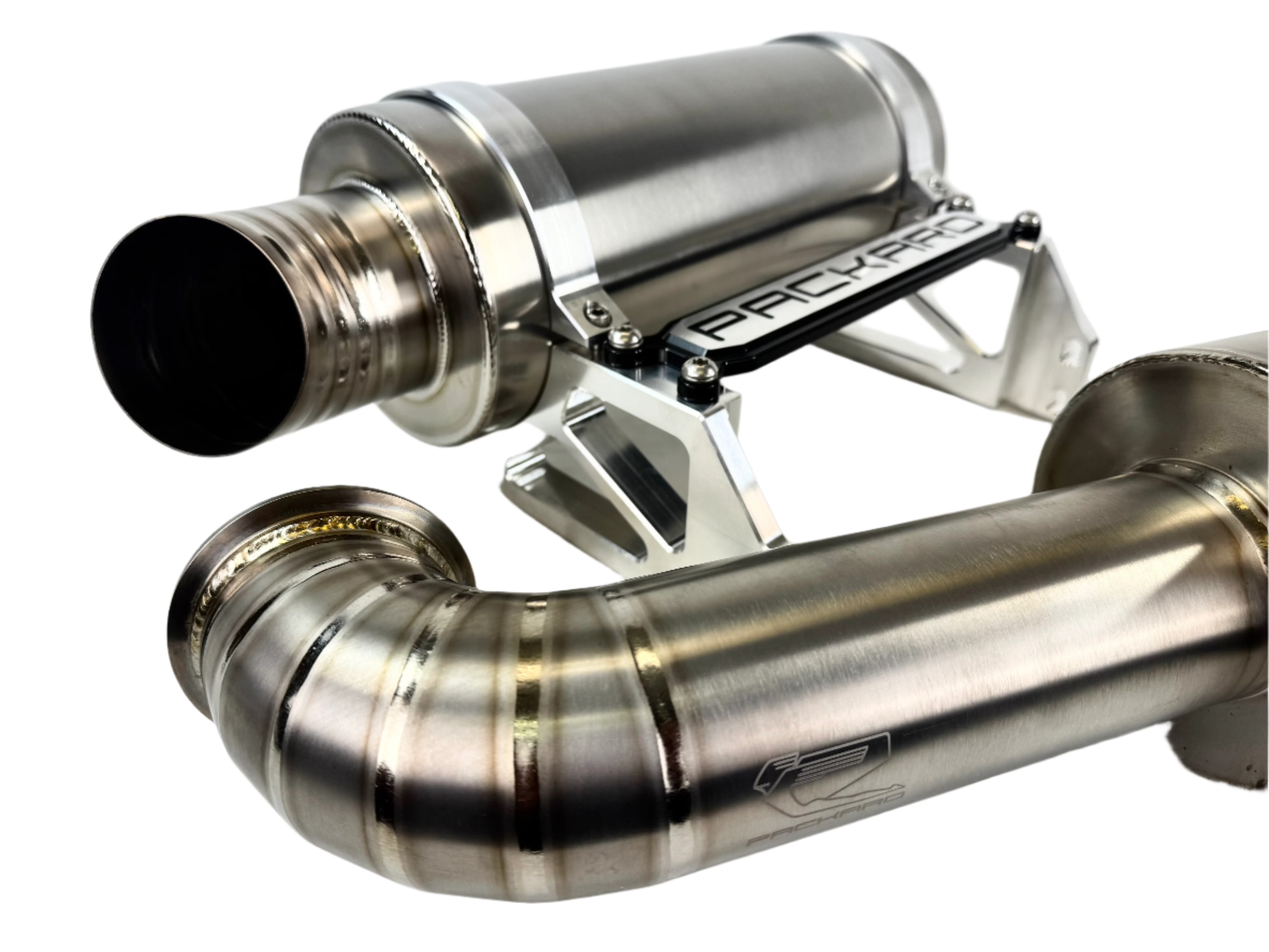 Packard Performance 3” Titanium Turbo Back Exhaust (Dual Muffler)